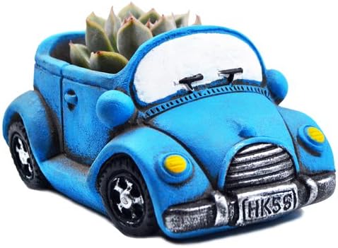 Blue Planter, Cute Succulent Pots, Small Plant Pots by Ascrafter