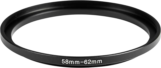 58-62mm Metal Step-Up/Down Ring Adapter Compatible - Image 2