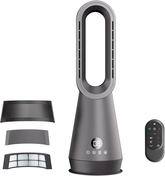 3-in-1 Bladeless Tower Fan by Chikit