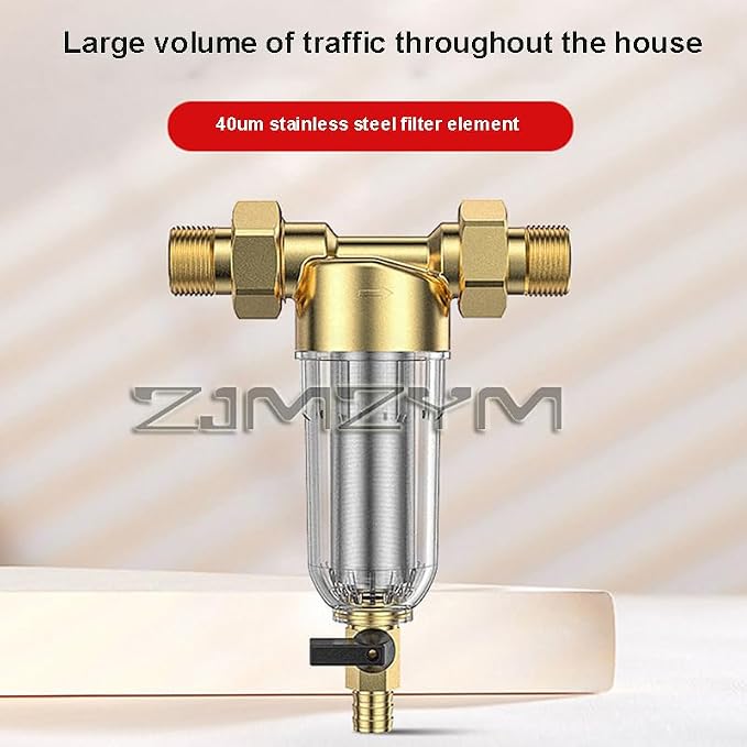 1pc 2700L/H Reusable Whole House Pre Sediment Water Filter, Water Pre-Filter - Image 4