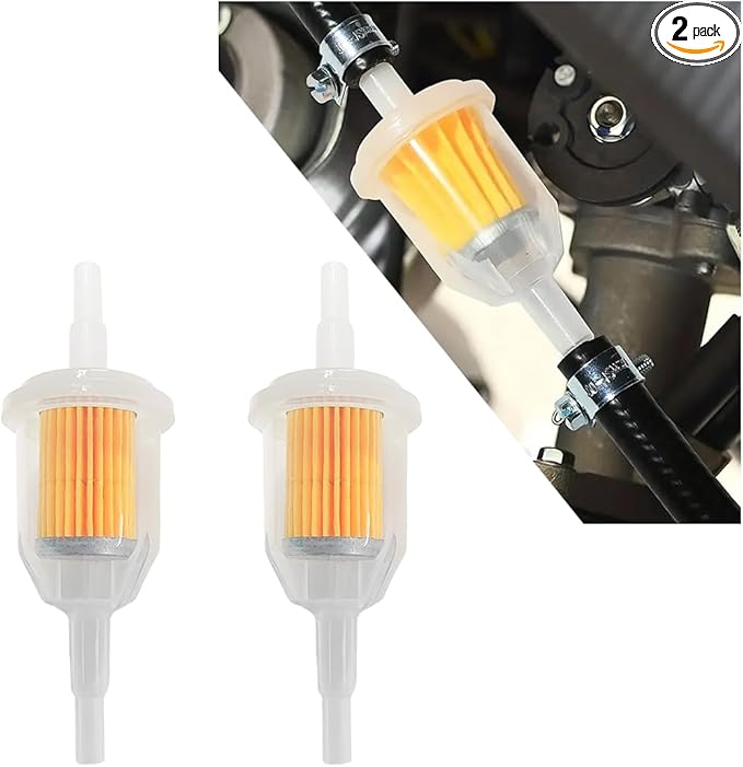 2 PCS Gas Inline Fuel Filters by Unknown