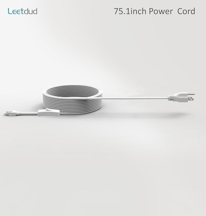 Leetdud Replacement Power Cord for Air Kit Pro Under Cabinet Lighting, 5.9 Ft - Image 3