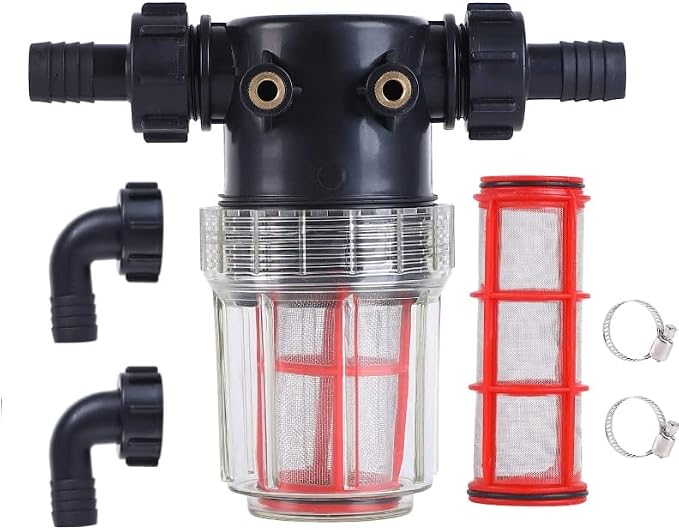 3/4''1/2''hose barb filter, sedimentation filter accessories by Aimela