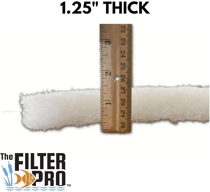 Beige Coarse Filter Media, 1.25" Thick, Ponds or Water Gardens, Made in USA - Image 3