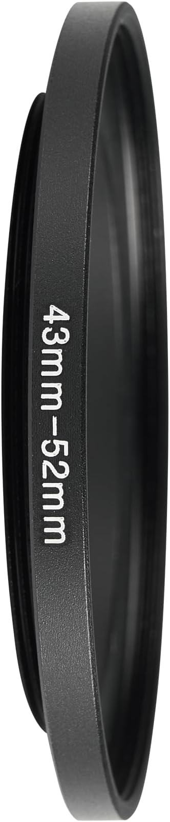 43-52mm Metal Step-Up Ring Adapter Compatible - Image 2