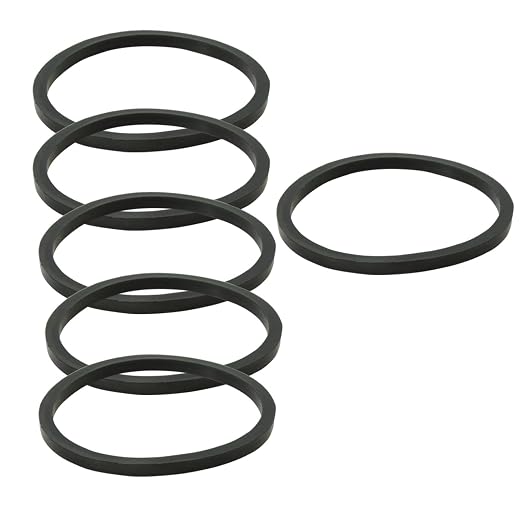 6PCS 56mm Narrow Edge Rubber Sealing Gaskets by Unknown