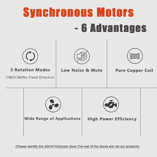 1 Piece 4 Sizes AC 100V-127V 4W 50/60Hz Synchronous Motor - Image 3