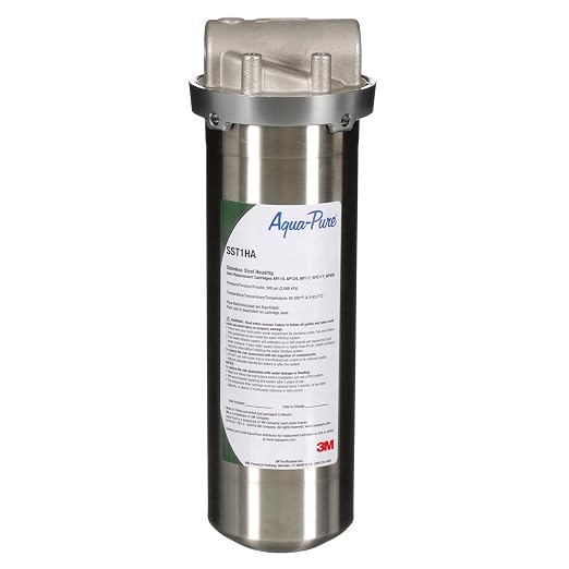 3M Aqua-Pure Whole House Std. Dia. Stainless Steel Filter Housing SST1HA. Heavy by Aqua-Pure