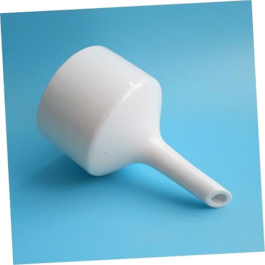 Veemoon 2pcs Buchner Funnels Set 100ml and 60ml White Scientific Filter Funnels - Image 3