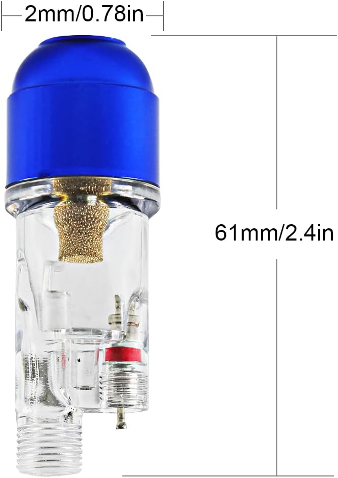 HUBEST New Airbrush Filter 1/8'' Comfortable Handy in-Line Mini Air Filter - Image 2