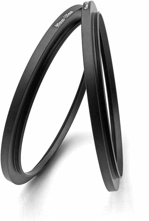 Metal Step Up Ring, 95mm to 105mm 95-105mm Step Rings 2 Pieces Step-Up Lens - Image 5