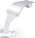 Chrome Waterfall Tub Spout Wall Mount Bathtub Faucet - High Flow Laminar Waterfall Tub Filler Faucet, Cascading Flow Spout for Vessel Sink,Bath Tub Faucet, Bathtub Fill Spout