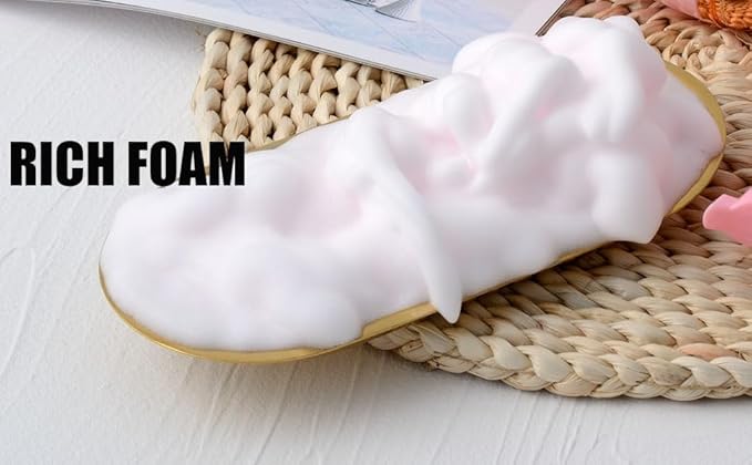 2 Oz Empty Foam Pump Bottle (50 PCS) Travel Foaming Soap Dispenser for Hand Soap, Lash Shampoo Cleanser (White&Gold Pump&Clear Cap)