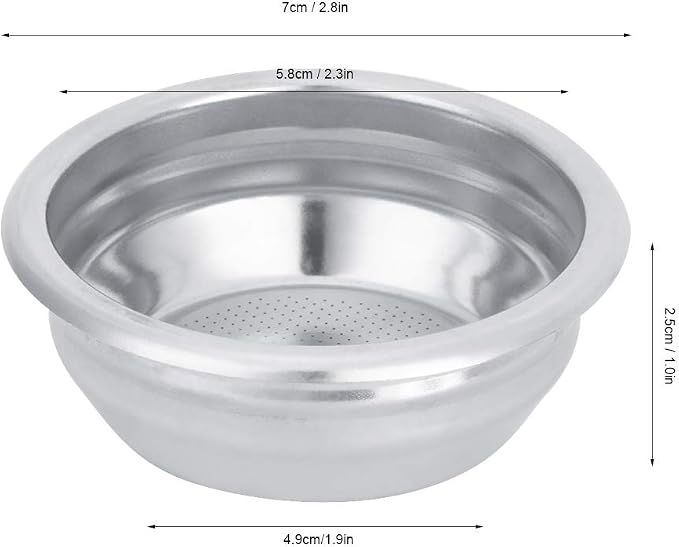 GOTOTOP Coffee Filter, Stainless Steel Filter Basket - Image 2