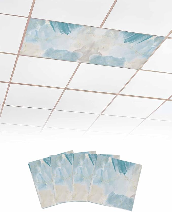 4 Pack Fluorescent Light Covers by Unknown