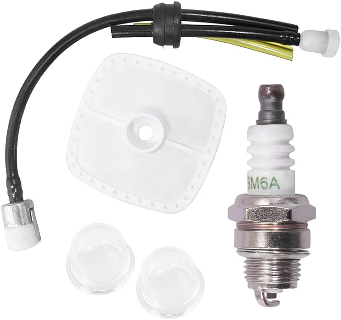 Air Filter Fuel Line Primer Bulb Spark Plug - Image 2