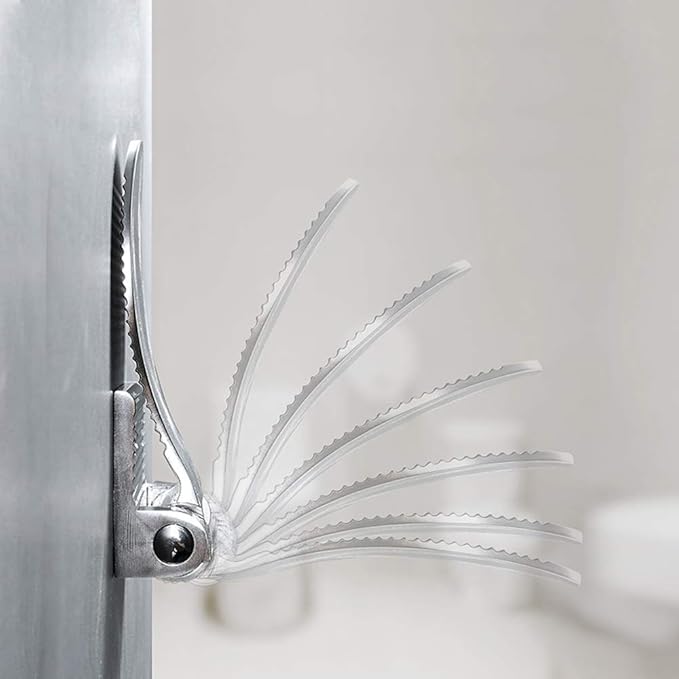Shower Foot Rest, Modern Folding Foot Rest for Shower, Wall Mounted Metal Shower Foot Rest for Shaving Legs Aid Shower Step for Home Hotel Bathroom Use - YL00029 (Silver)
