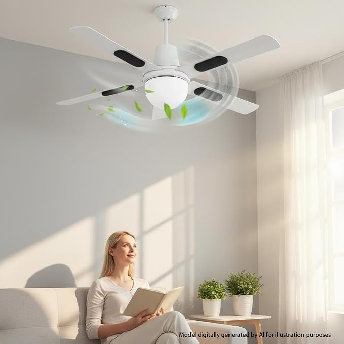 5Pcs Ceiling Fan Filters for Blades Air Filters - Image 7