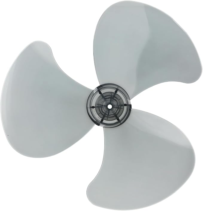 16 inch Plastic Fan Blade with Nut Cover, 3-Blade Replacement Part by DOITOOL