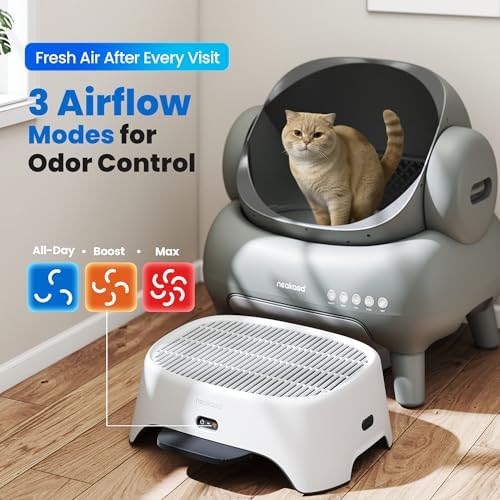 Neakasa Airstep with 4-Pack Replacement Filters Bundle, 2-in-1 Litter Box Air - Image 4
