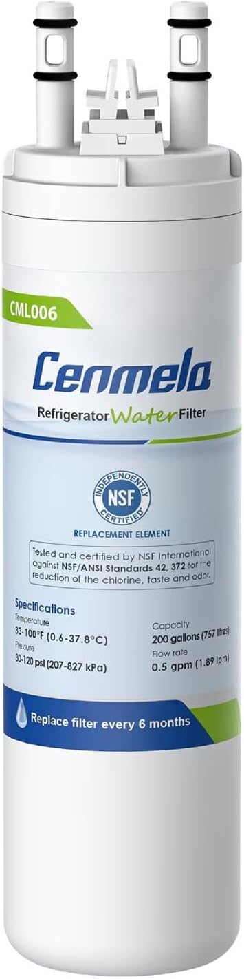 WF3CB Replacement Water Filter, Compatible by Cenmela