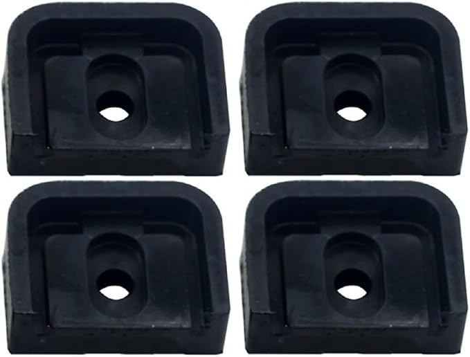4 PCS Air Conditioner Outdoor Unit Vibration Damping Rubber Pad Foot Pad by Unknown
