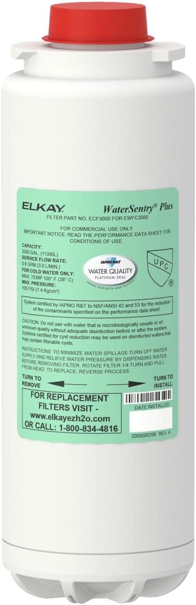 Elkay WaterSentry Plus Commercial Water Dispenser Replacement Filter by ELKAY