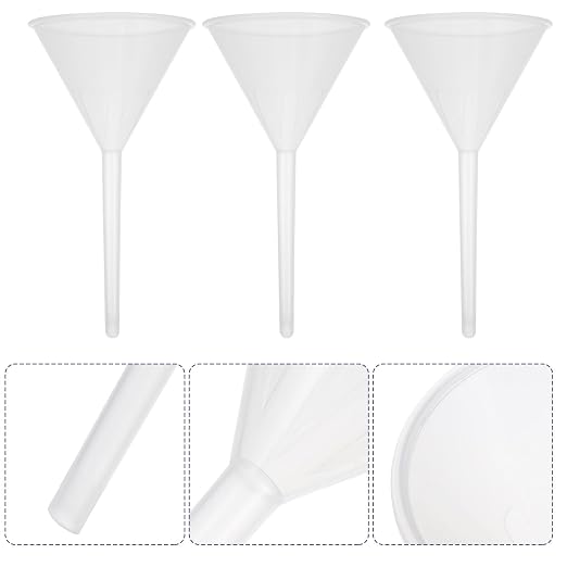 Veemoon 10pcs 90mm Plastic Triangle Funnels Pp Laboratory Filling Funnels - Image 8