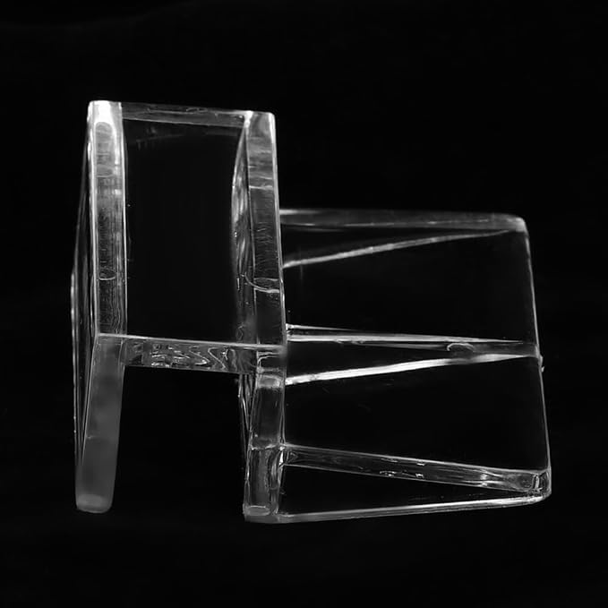 20Pcs Aquarium Glass Cover Holder Transparent Edge Mount Bracket Acrylic Clip - Image 8