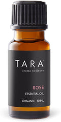 TARA Spa Therapy Rose Essential Oil – 90% Organic, Concentrated, Aromatherapy Formula, Rose, 10ml