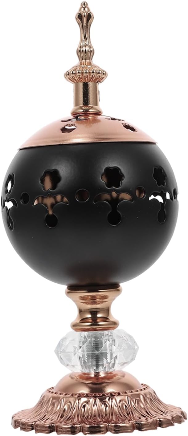 Luxshiny Iron-Art Hollow Incense Burner Decorative Metal Home Adornment by Luxshiny
