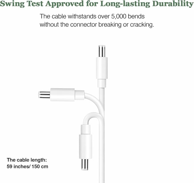 12V Power Cord Replacement Compatible - Image 5