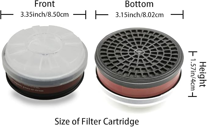 LDY-3 P-A-1 Filter Cartridge Against Organic Vapors and Dust - Image 2