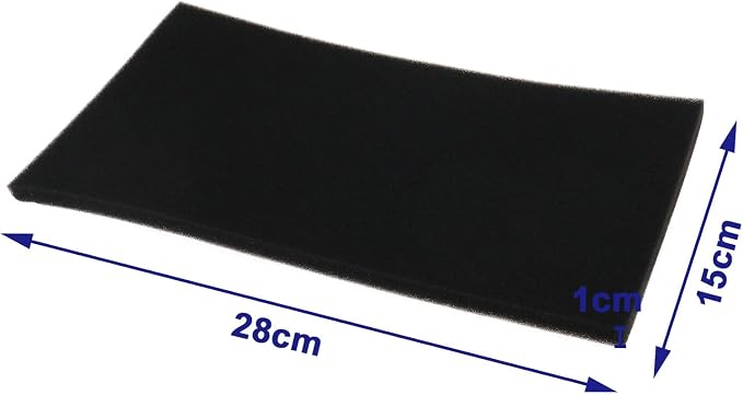 2pcs Air Filter Foam 28x15x1cm 60PPI Filter Mat Filter Insert - Image 4