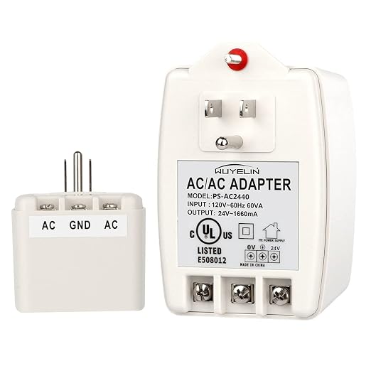 24VAC 40VA Plug in Transformer, Doorbell Transformer Compatible - Image 3