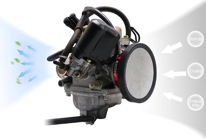 Carburetor Carb Velocity Stack 44mm Air Cleaner Filter Modified Trumpet - Image 3