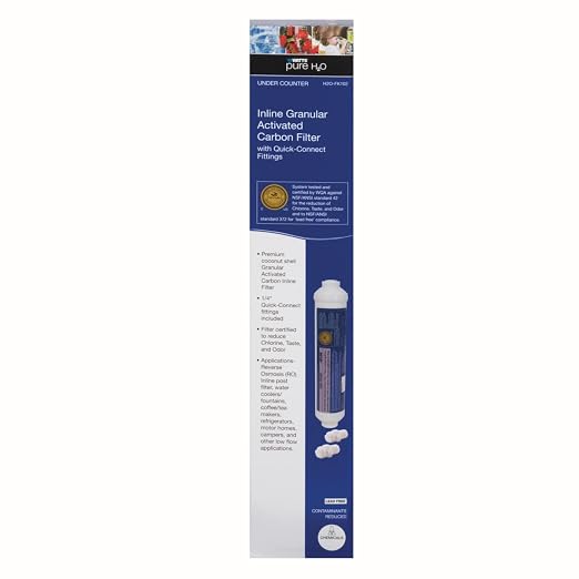 Watts Premier H2O-FK102 Pure H2O 2, 500 Gallon RO GAC Carbon Inline Filter - Image 8