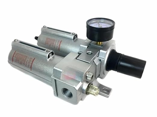 FRL724NA 1/2" Air Moisture Filter Regulator Oiler Separator Lubricator Combo - Image 4