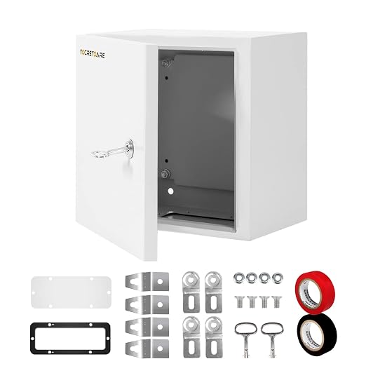 Outdoor Electrical Junction Box, Wall Mounted IP66 Waterproof & Dustproof by TOCRETOARE