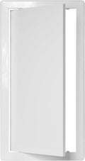 Vent Systems White ABS Plastic Access Panel 8 x 16 Inch (Opening) - Access Door for Drywall, Wall, Ceiling - Electrical, Plumbing Service Wall Hole Cover - Inspection Door - 8.6 x 16.5 Inch (Outer)