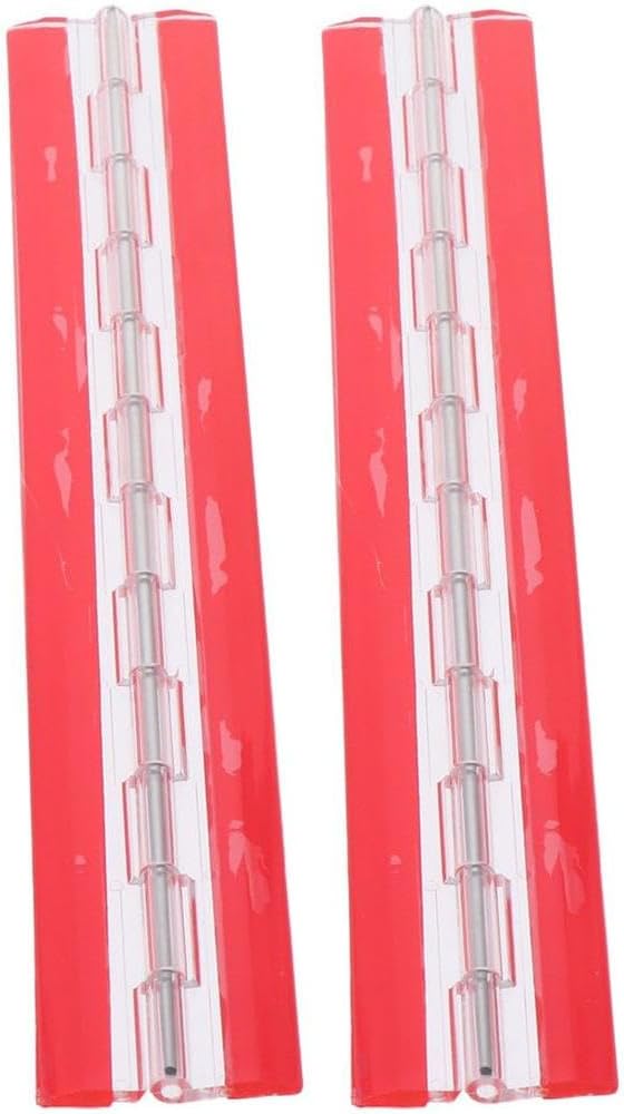2pcs 300mm Transparent Plastic Acrylic Continuous Piano Hinge, Acrylic by HOBBYIN