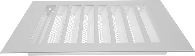 Repa Market 8" x 8" Inch Galvanized Steel White Soffit Air Vent Cover - Image 6