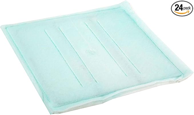 Hiton Paint Booth Tacky Intake Filter Pad 24"x 24", Series 55 Spray Booth by HITON