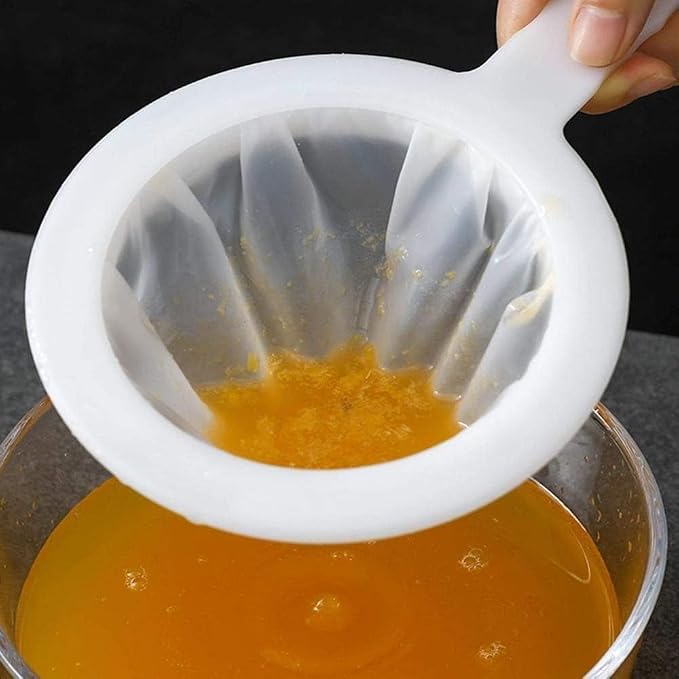Kitchen Ultra-Fine Nylon Mesh Strainer Plastic Sieve Fine Mesh Filter Spoon - Image 5