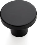 Ravinte 55 Pack Cabinet Knobs Black Kitchen Cabinet Knobs Round Dresser Drawer Pulls Closet Door Pulls 1-1/5 Inch