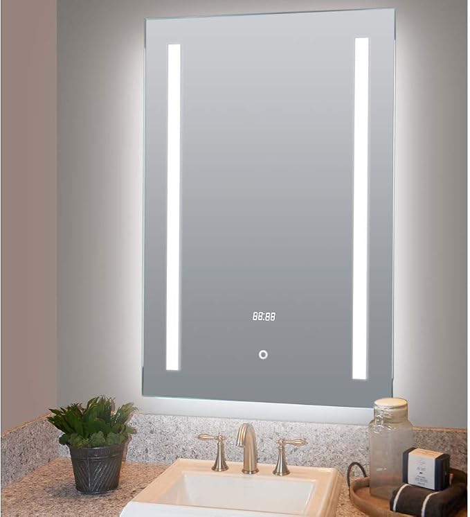 LED Bathroom Mirror with Demister Pad and Touch Switch - Image 4