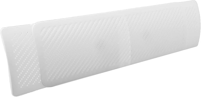 Flexible Central Ac Deflector Ceiling Vents 58.5 to 95.5cm White Windshield by Unknown