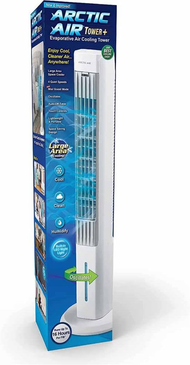 Arctic Air Tower+ Indoor Evaporative Cooler by ArcticAir