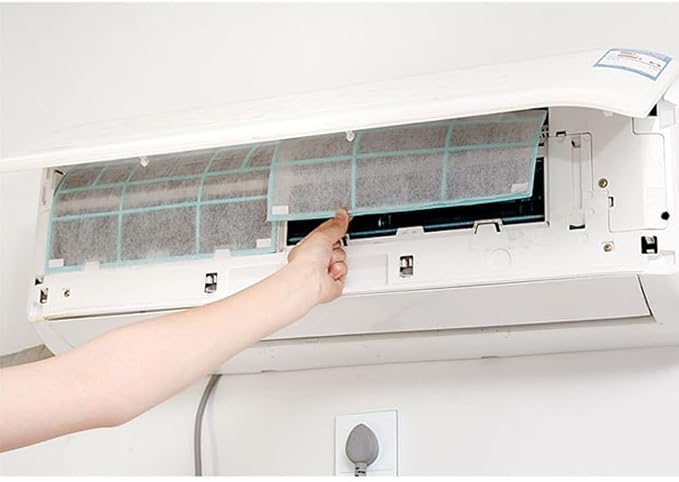 2-Pack Cuttable Air Conditioner Filter, Non-Woven Fabric Dust Protection Mesh - Image 2