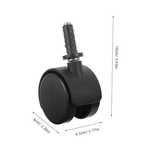 Healifty 4pcs Small Appliance Swivel Wheels Replacement - Image 8